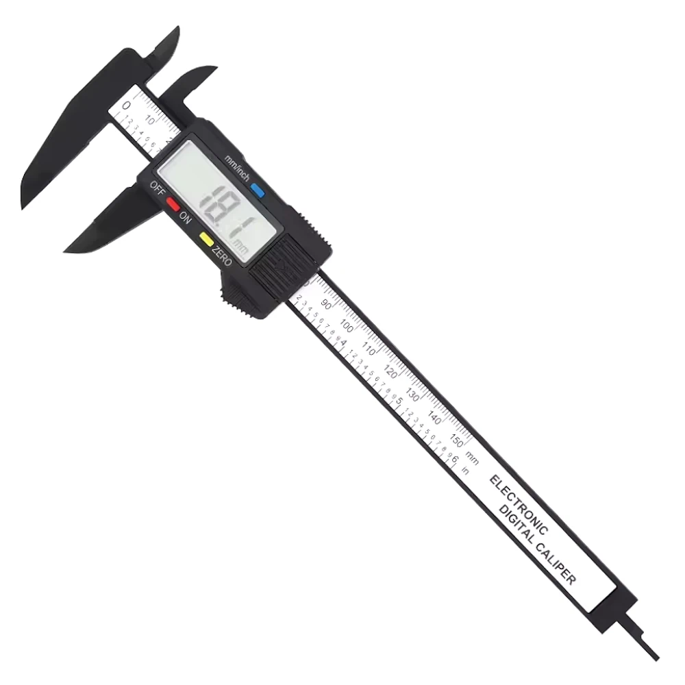 Digital Caliper – Carbon Fiber Composite, 0.1mm Precision
